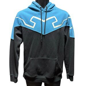 DC Blue Beetle Glow in the Dark Black Blue & White Cosplay Hoodie Men’s XS